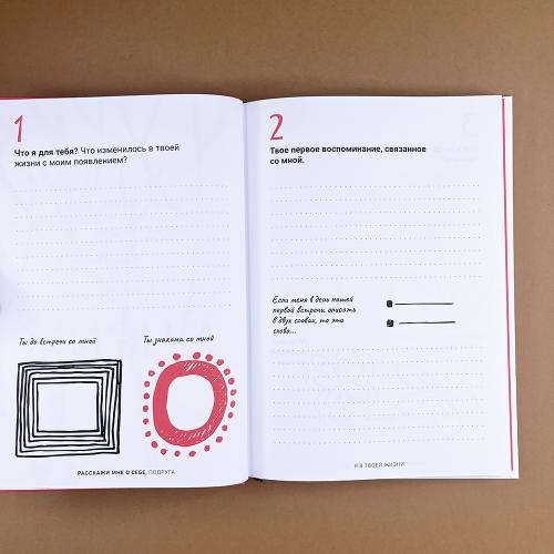 Расскажи мне о себе, подруга. 77+ вопросов, чтобы сохранить дружбу навечно (книга с дефектом)