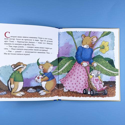 Мышонок Тим приучает сестренку к горшку (книга с дефектом)