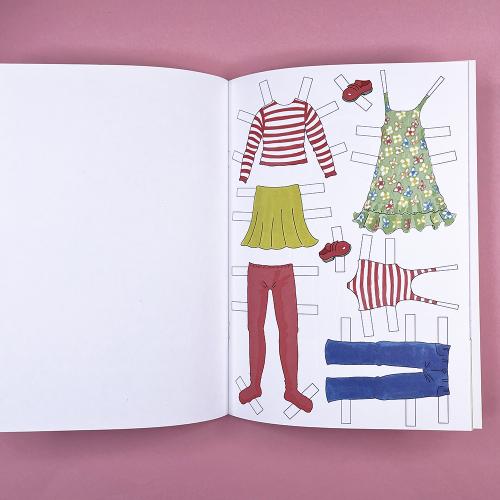 Конни и бумажные куклы для вырезания с раскраской