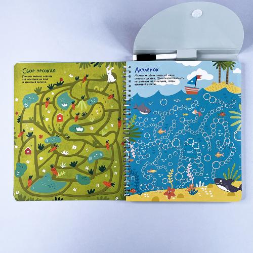 Многоразовая тетрадь. Лабиринты, ходилки и бродилки