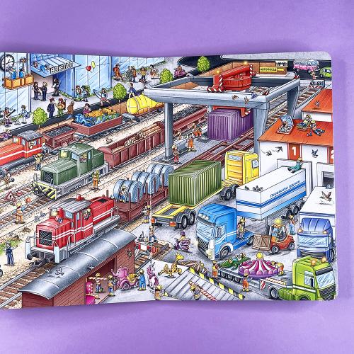 Поезда. Отправляемся в путешествие! Виммельбух