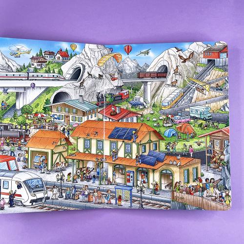 Поезда. Отправляемся в путешествие! Виммельбух