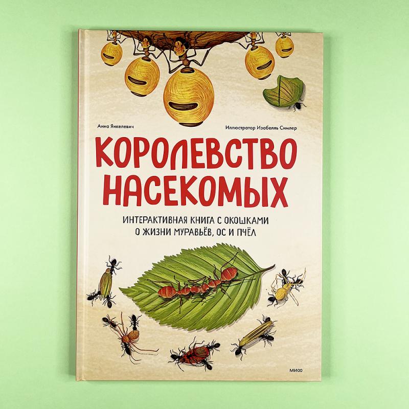 Королевство насекомых. Интерактивная книга с окошками о жизни муравьев, ос и пчел